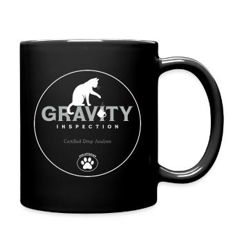 Logo d’inspection gravitationnelle - Mug uni - noir - Droite