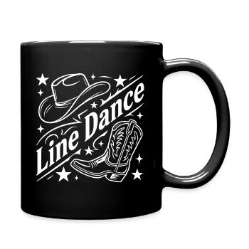 Flair de cowboy en ligne - Mug uni - noir - Droite