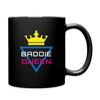 Bösewichtkönigin Krone Y2K - Tasse einfarbig - Schwarz - Rechts