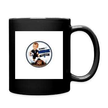 Kleiner Murmel Große Träume - Tasse einfarbig - Schwarz - Rechts