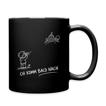Ich Komm Bald Nach Schule – Schulanfang - Tasse einfarbig - Schwarz - Rechts