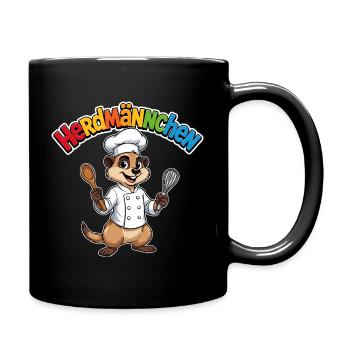 Koch Meerkat - Full Colour Mug - black - Right