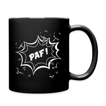 Paf ! - Mug uni - noir - Droite