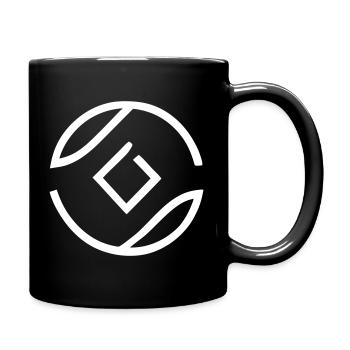 Minimalist Shuriken Glow - Full Colour Mug - black - Right