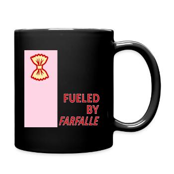 Fueled by Farfalle - Full Colour Mug - black - Right