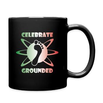 Barefoot GroundedOne_1_italy - Full Colour Mug - black - Right
