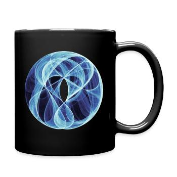 Eisportal – Mathe-Kunst - Full Colour Mug - black - Right