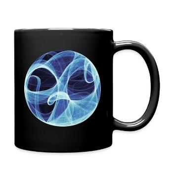 Tree of Life – Fractal Design - Full Colour Mug - black - Right
