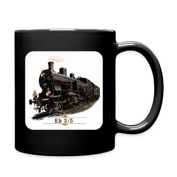 Steam locomotive Eb 3/5 No. 5810 - Habersack - Full Colour Mug - black - Right