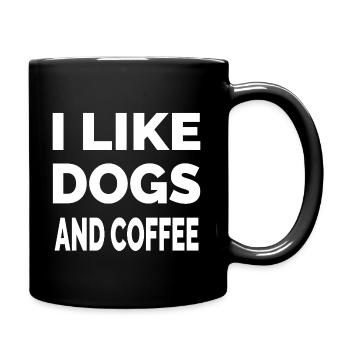 canine - Mug uni - noir - Droite
