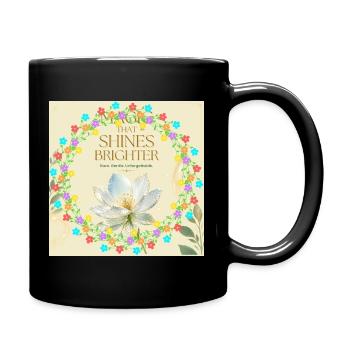 Blossom Ring Brilliance of Light - Full Colour Mug - black - Right