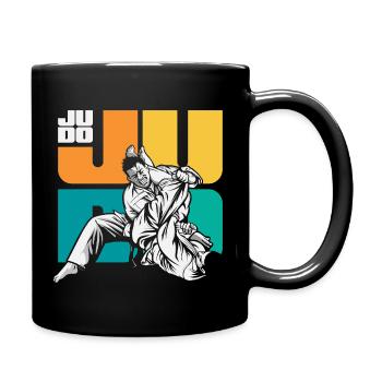 Entraînement au combat au sol en judo arts martiaux - Mug uni - noir - Droite