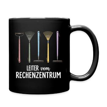 Leiter vom Rechenzentrum Gartenoutfit Gartenarbeit - Tasse einfarbig - Schwarz - Rechts