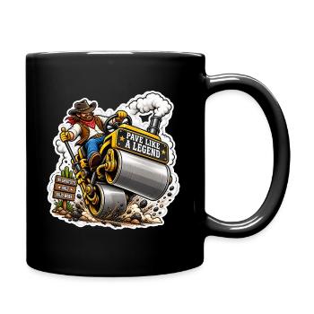 Pope Like a Legend - Full Colour Mug - black - Right