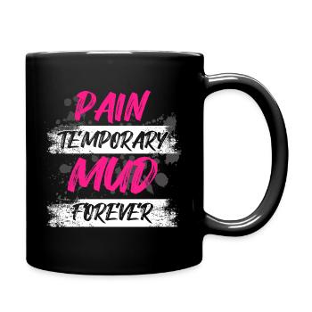 Mud forever Schlammlauf Mud Run Muddy Race - Full Colour Mug - black - Right
