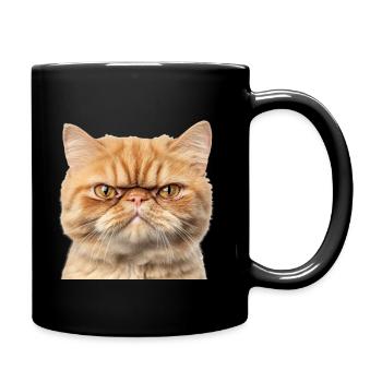 Portrait du Chat Roux Gringy Studio - Mug uni - noir - Droite