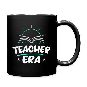 Lehrerzeit | Teaching Life Shirt - Tasse einfarbig - Schwarz - Rechts