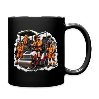 Cowgirls à capote noir - Mug uni - noir - Droite