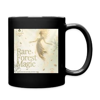 Magie Rare de la Forêt - Mug uni - noir - Droite