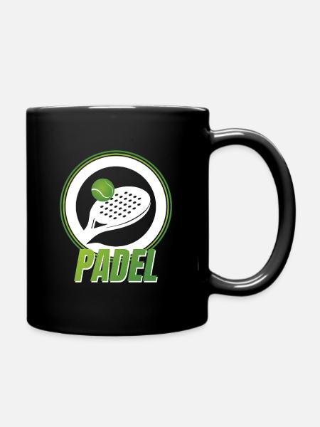 Padel Sport - Tasse einfarbig - Schwarz