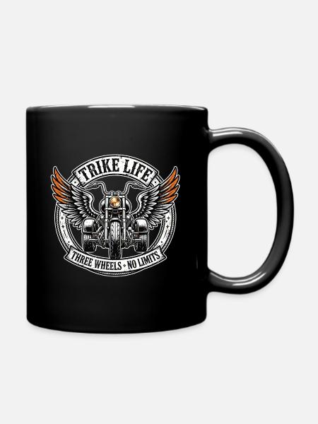 Trike Life Three Wheels No Limits - Tasse einfarbig - Schwarz