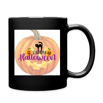 Halloween Bekleidung - Tasse einfarbig - Schwarz - Rechts
