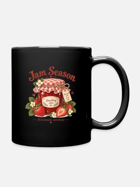 Marmelade - Tasse einfarbig - Schwarz