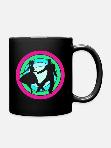 Sock Hop - Tasse einfarbig - Schwarz