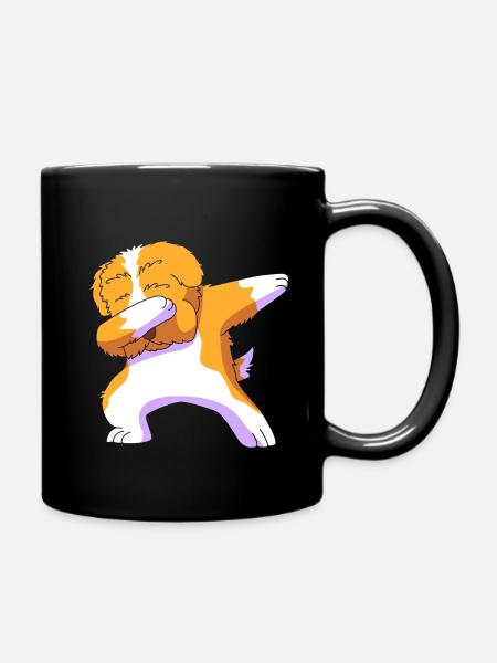 Havaneser - Tasse einfarbig - Schwarz