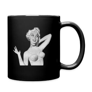 Woman - Full Colour Mug - black - Right