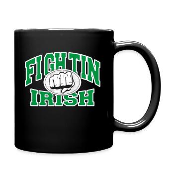 Fighting Irish - Full Colour Mug - black - Right