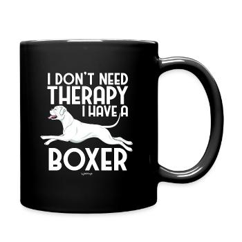 Boxer Therapy 13 - Full Colour Mug - black - Right
