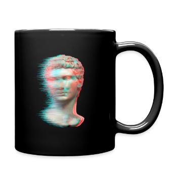 Classical Glitch - Full Colour Mug - black - Right