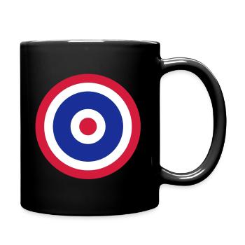 Thai Roundel Target Flag - Full Colour Mug - black - Right