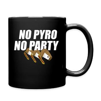 Feux d'artifice No Pyro No Party Shell - Mug uni - noir - Droite