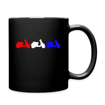 Roller - Tasse einfarbig - Schwarz - Rechts