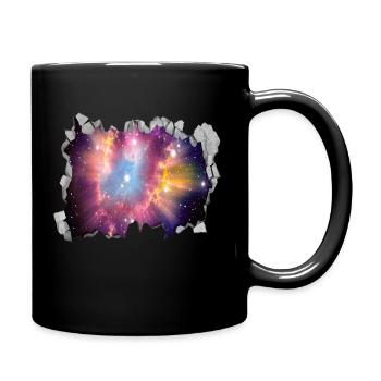 Universum - Tasse einfarbig - Schwarz - Rechts