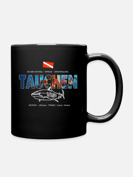 Plongée plongée plongée apnée - Mug uni - noir