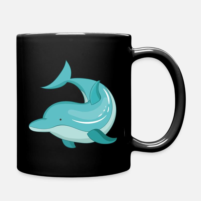 Delfin - Mug uni - noir