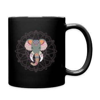 Ganesha Mandala - Mug uni - noir - Droite
