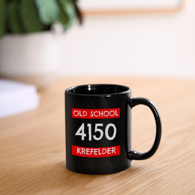 Old school Krefeld Krefeld old postcode Postal code Full Colour Mug