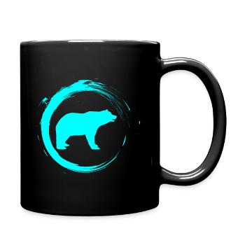 ours - Mug uni - noir - Droite