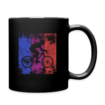 Biker bicyclette bicyclette bicyclette - Mug uni - noir - Droite