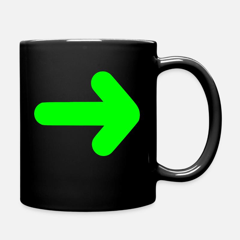 flèche - Mug uni - noir