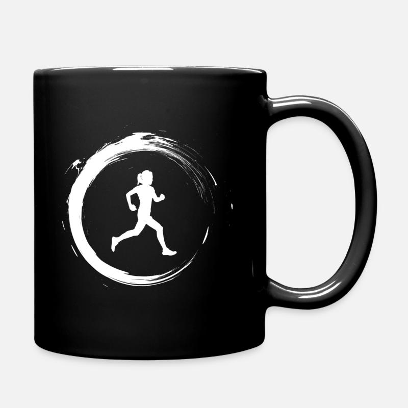 Joggen - Tasse einfarbig - Schwarz