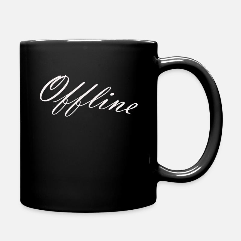 Offline - Full Colour Mug - black