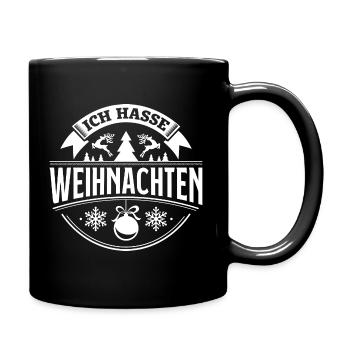 I HATE CHRISTMAS - Full Colour Mug - black - Right