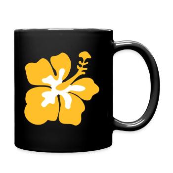 Hibiscus Hawaii Flower Flower - Full Colour Mug - black - Right