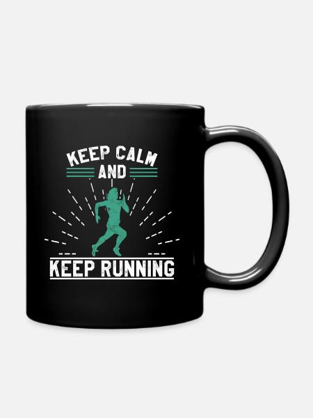 marathon - Full Colour Mug - black