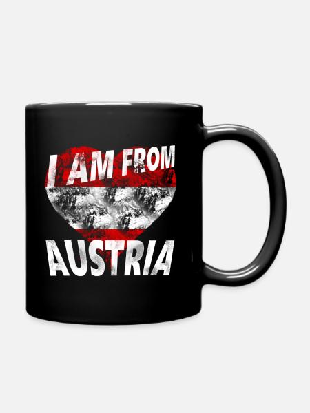 Autriche - Mug uni - noir